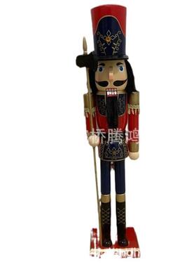 【厂家直销]批发60cm胡桃夹子木偶胡桃人胡桃工艺礼品摆饰兵