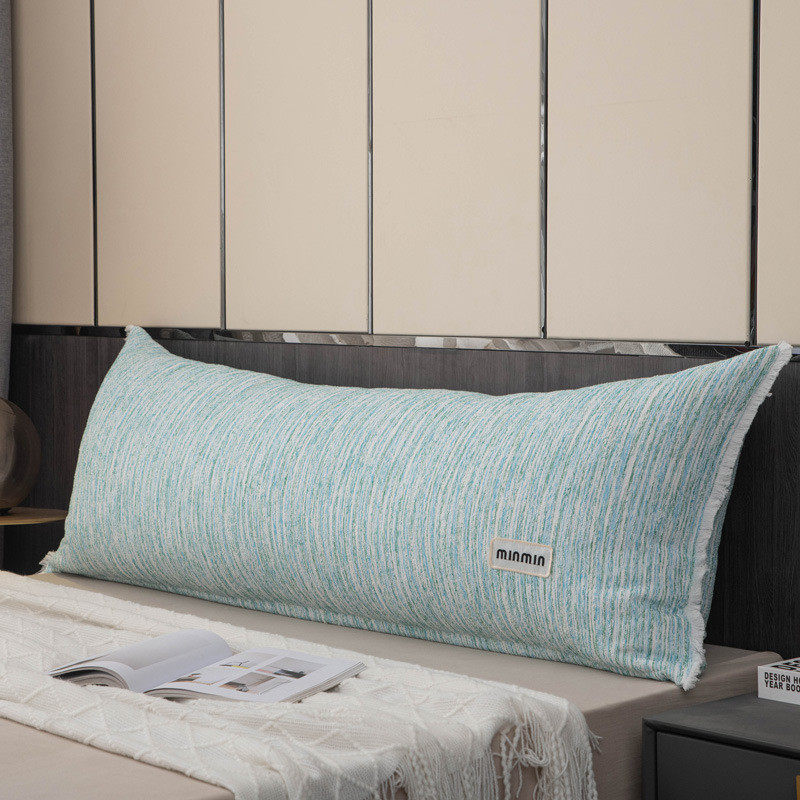 简约现代风床头靠背防撞软包飘窗沙发靠枕长条枕床上玩手机可拆洗