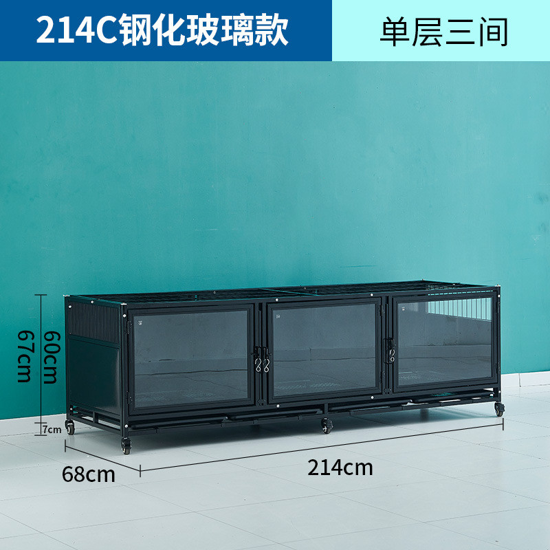 猫笼繁育舍犬舍繁殖笼玻璃展示笼多层猫笼狗笼子母笼寄养笼住院笼