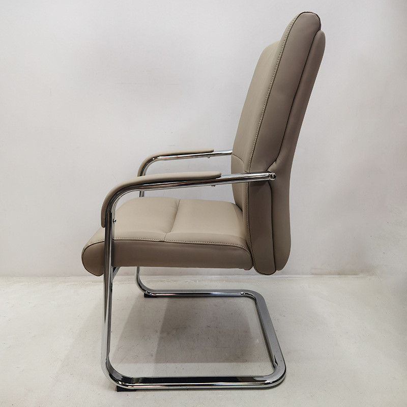 人体工学弓形椅子舒适皮会议椅公司商务接待久坐椅简约老板办公椅