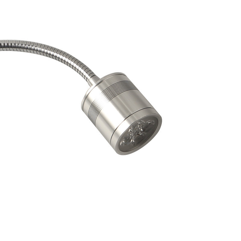 九家机床工作灯led5w24v机床灯微型机床金属软管灯强力磁铁