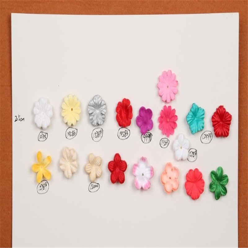 厂家批发仿真布花片假花花瓣花绢布花瓣工艺品diy材料辅料来样定
