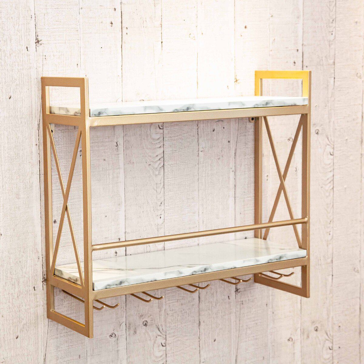 红酒架家用壁挂轻奢酒柜展示架墙上装饰置物架酒吧书架酒杯收纳架