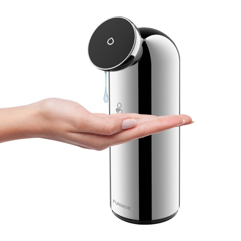 qd4d新款智能台机感应皂液器家用泡沫置金属材质自动洗手液机
