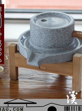 7yx麻石家用小石磨天然石磨磨盘小型老石磨米麦面豆浆机手工传统