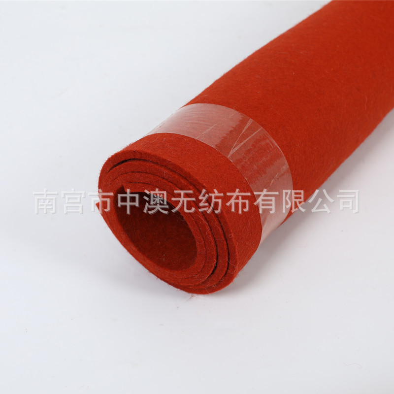 批发鞋子色纯羊毛毡染色羊毛毡彩包包服装面料皮革拼接彩色毛毡布