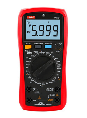 优利德UT890C/UT890D+数字万用表多功能全量程防烧电压电流表