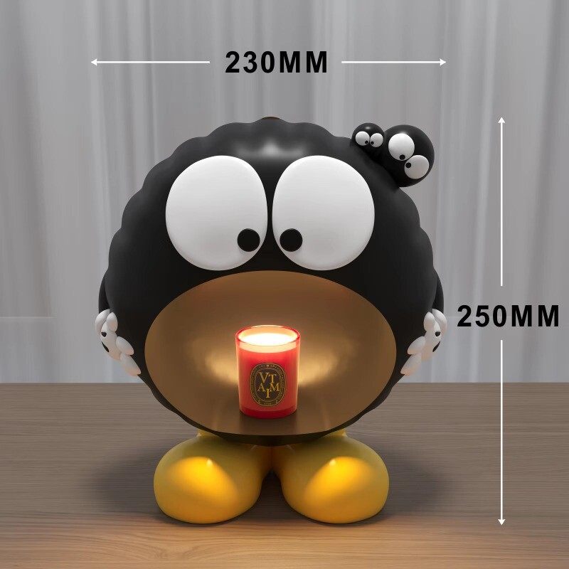 趣味灯煤球融蜡卡通 暖色可爱氛围小夜灯 家用卧室桌面温馨床头灯,家装灯饰光源,小夜灯,淘宝优惠券,粉丝福利购,淘宝优惠卷