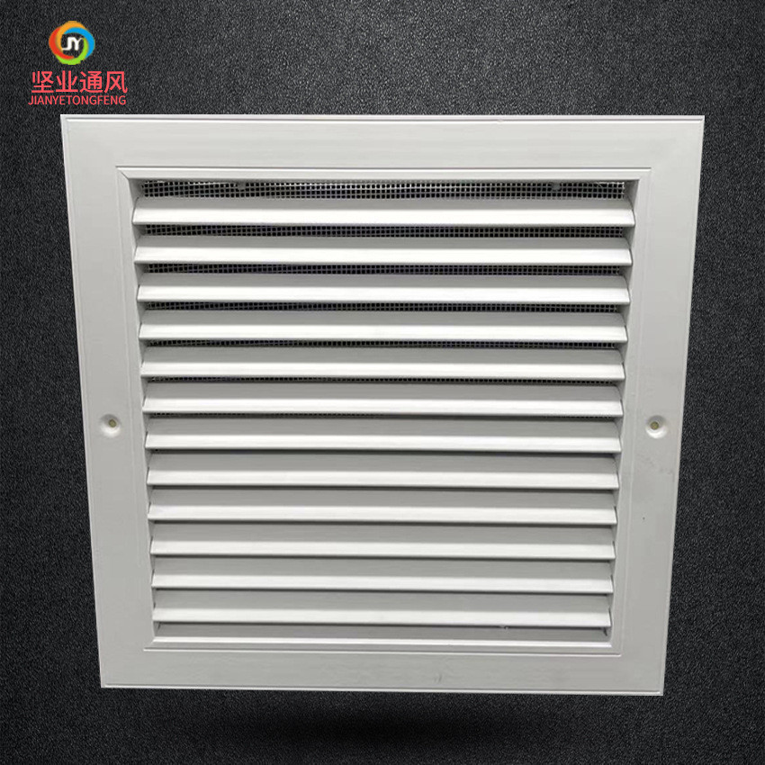 叶铝合金百叶窗带网空调装饰风口带防虫网弯厂家直销出风口