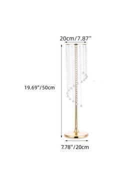 新款s形水晶婚庆珠帘旋转路引亚克力道具批发路引摩天轮路引