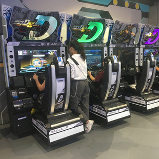 电玩城高清环游头文字d8赛车游艺机街机电玩城成人驾驶模拟机设备