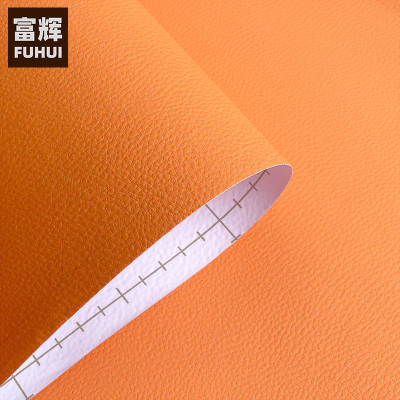 仿皮革皮纹家具翻新展柜墙纸壁纸背胶自粘墙贴波音贴皮贴皮膜软片