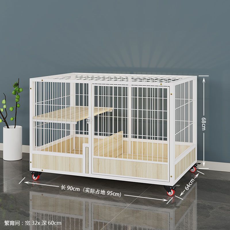 hp繁育猫笼子猫笼别墅超大空间猫舍实木猫咪笼猫屋两层三层展示繁