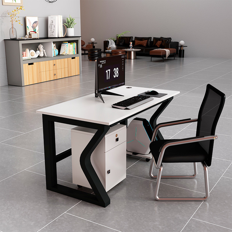 职员办公桌组合简约现代办公室4人6人位员工桌屏风工位卡座电脑桌