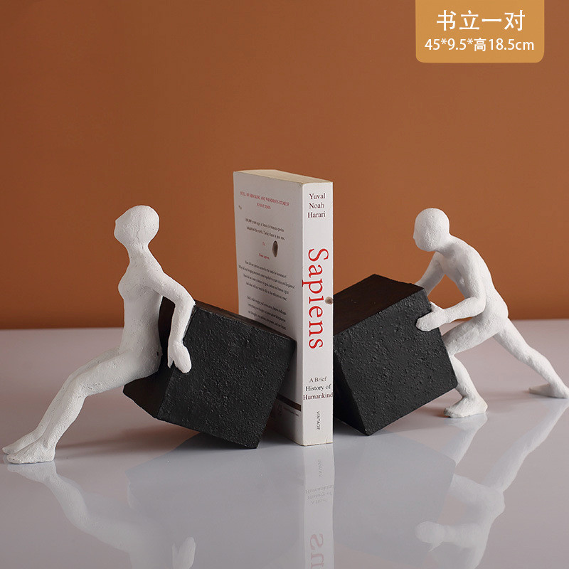 艺术抽象人物摆件办公室饰样板间电视柜家居工艺品装饰品摆书房