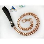 11mm不锈钢宠物狗链牵引绳狗狗宠物用品狗项圈脖圈定制