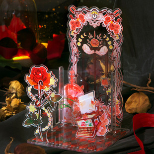 梦时轨迹复古哥特风立牌摆件桌面装饰古风装饰谷美摆拍道具展示