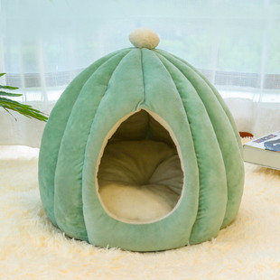 工厂直销爆款封闭式冬季保暖猫窝猫咪窝宠物房子别墅猫床深度睡眠