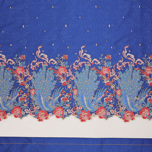 定货高精密色织金银丝大提花面料古装国风汉明妆花马面裙布料