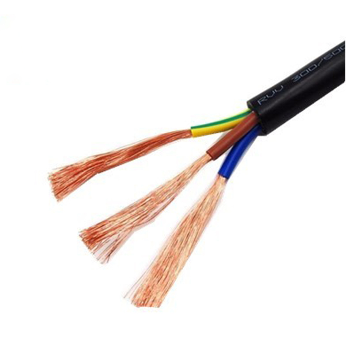 浙江定制rvv3芯2.5mm电气设备空调pvc电源线护套线电线电缆