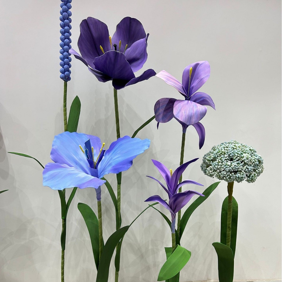 热销巨婚庆户外手工花商场dp点美陈婚礼装饰大型道具橱窗布置纸花