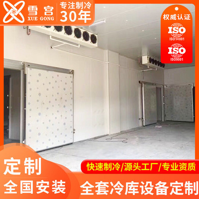 大中型冷库设计安装速冻库小型冷库制冷全套设备温度可调