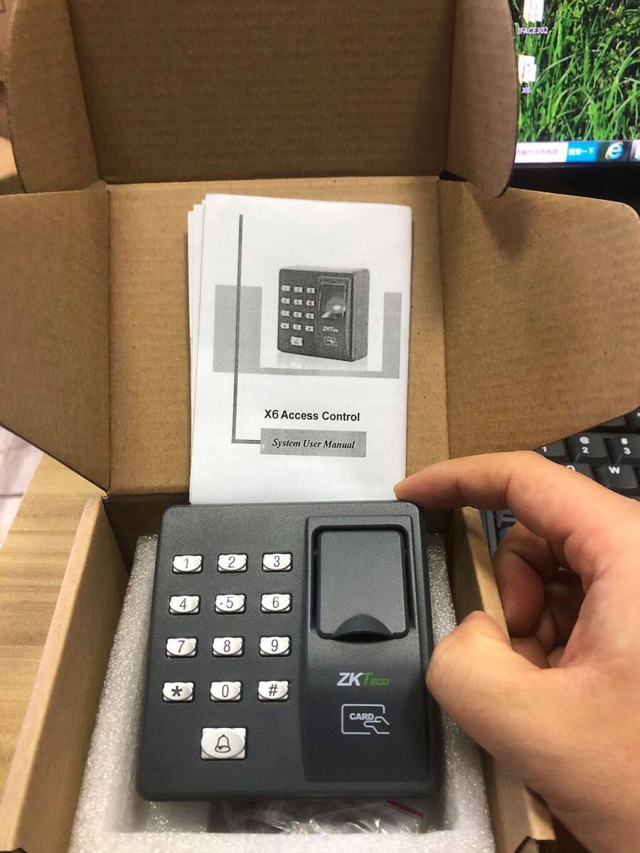 товар из китая 密码熵基zktechx6指纹门禁机x9指纹中控刷卡门禁机