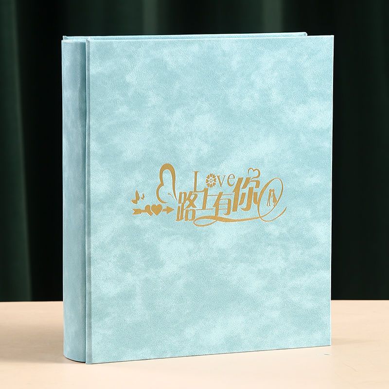 相册本家庭大容量7寸8寸400张厂过塑纪念册相册集新款皮质插页式