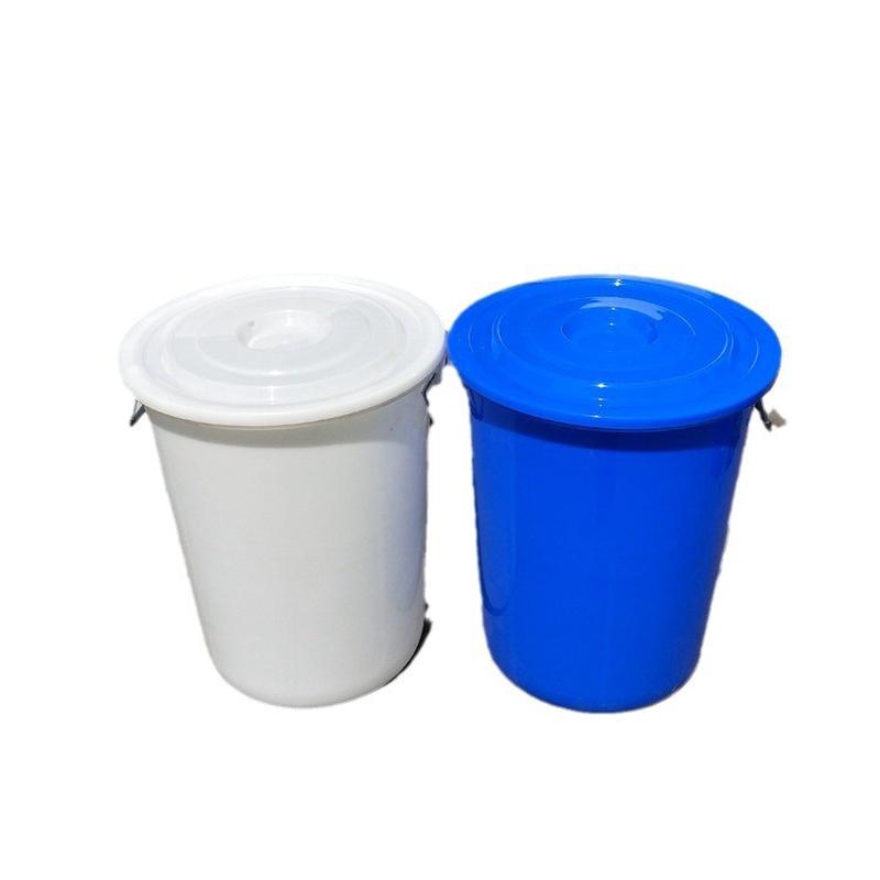 供应100l加厚升塑料大垃圾桶100l圆形大水桶/蓝色/白色大垃圾桶
