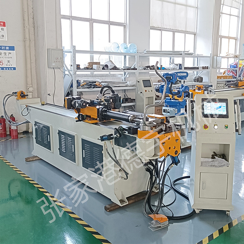 38两轴全自动弯管机方管圆管不锈钢管全自动两轴数控弯管机批发