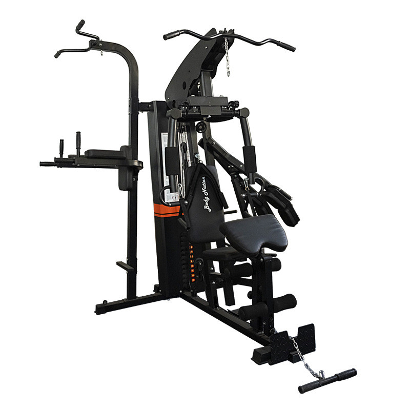 飞鸟三人胸综合训练器械多功能推站背肌家用力量套装组合健身器材