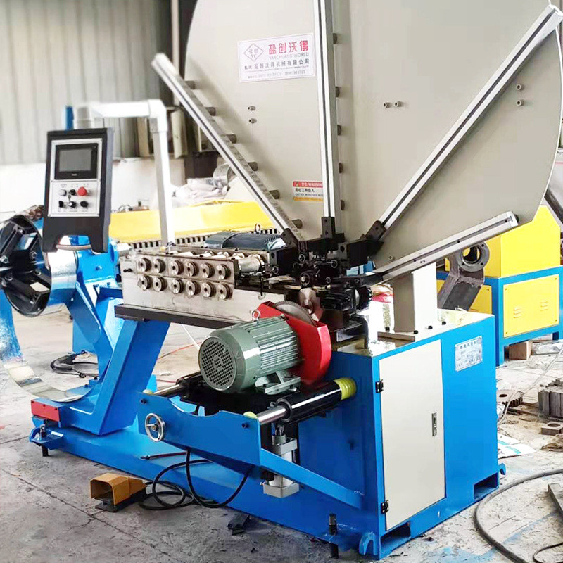 钢带型风管机固定模具加工螺旋圆风管成型机全自动螺旋风管机