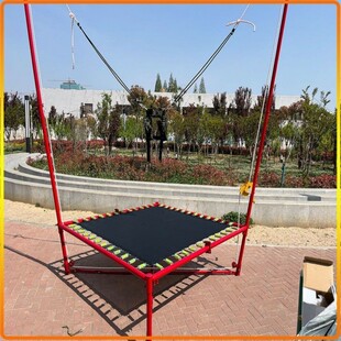 蹦蹦床户外健身商用儿童手摇蹦床弹跳床折叠成人蹦摆摊蹦床配件