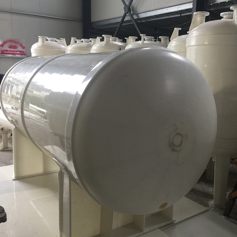 化工供应聚丙烯卧式储罐pp厂家容器计量塑料储罐pph缠绕pp储罐