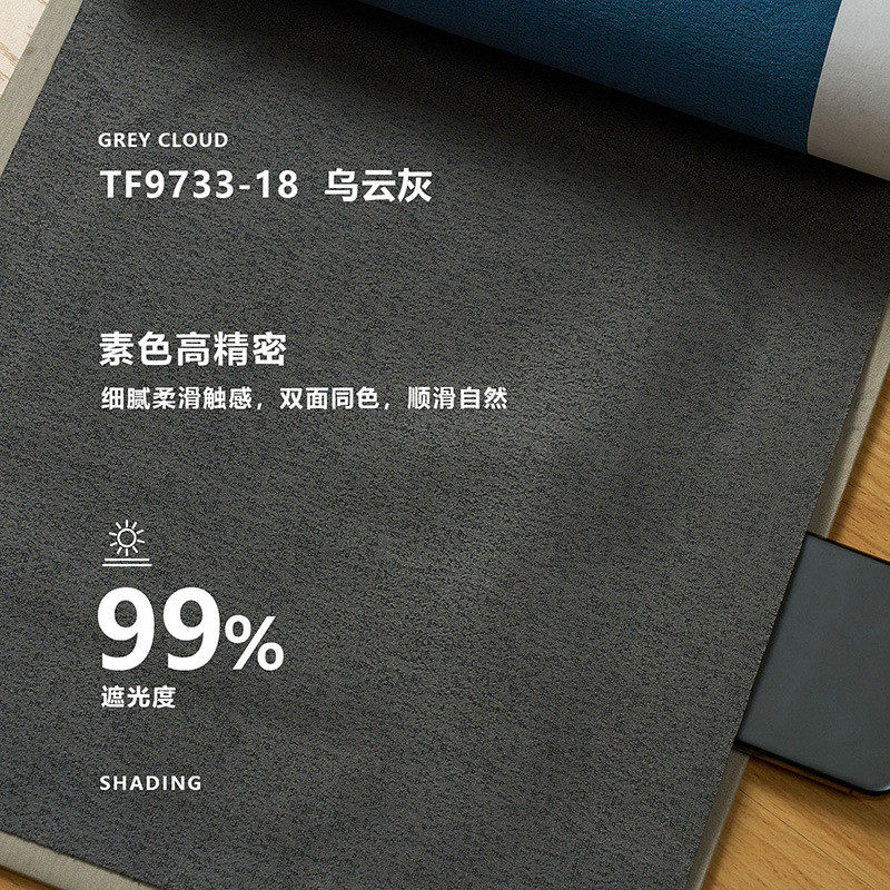 窗帘遮光2024批发卧室轻奢现代简约客厅阳台遮阳布飘隔热防晒新品