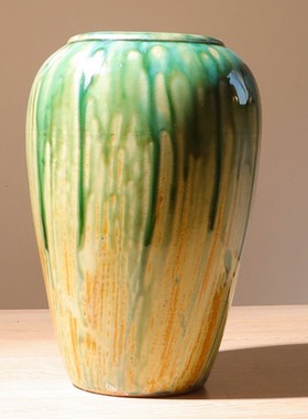 镇时尚现代简约陶瓷花器家居装饰品画风陶瓷花瓶油花瓶摆件