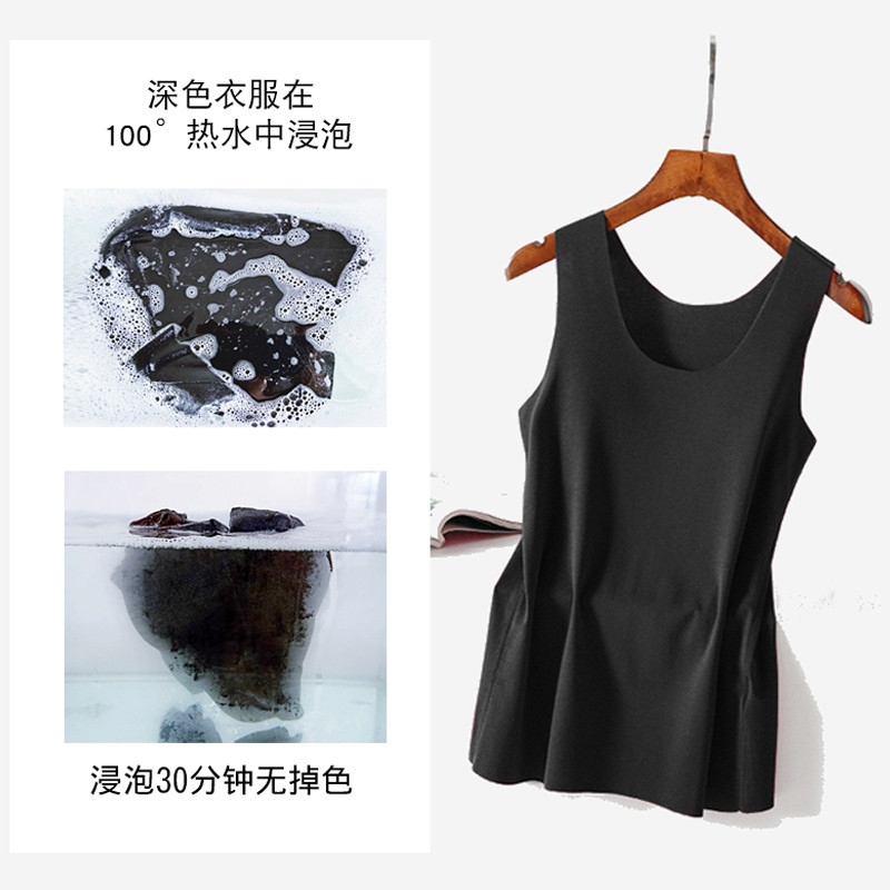 韩版无痕针织短款吊带背心女打底学生性感修身打底内搭无袖上衣夏