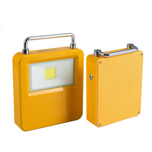 厂家直销led充电手提灯露营家用太阳能便携式投光灯充电应急