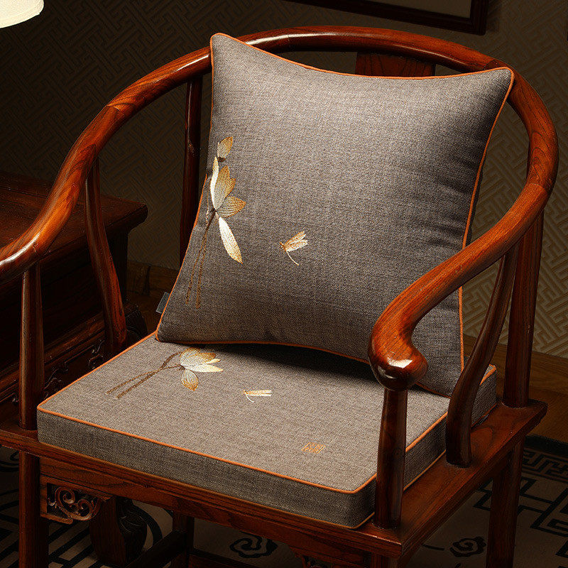 实木餐桌椅子垫子乳胶坐垫中式椅垫圈椅太师椅加厚沙发垫座垫