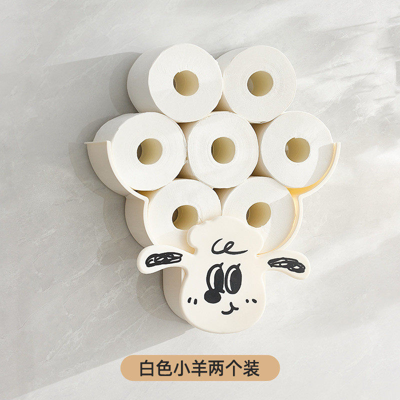 抽纸厕纸盒厕所纸巾盒洗手间壁挂式客厅纸巾卷纸架放置卫生间盒子
