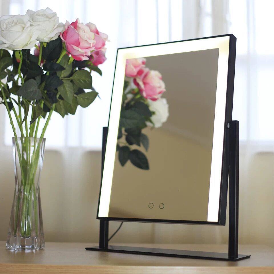 爆新款led灯带化妆镜好莱坞欧美款灯泡镜子补妆梳妆台补光专用