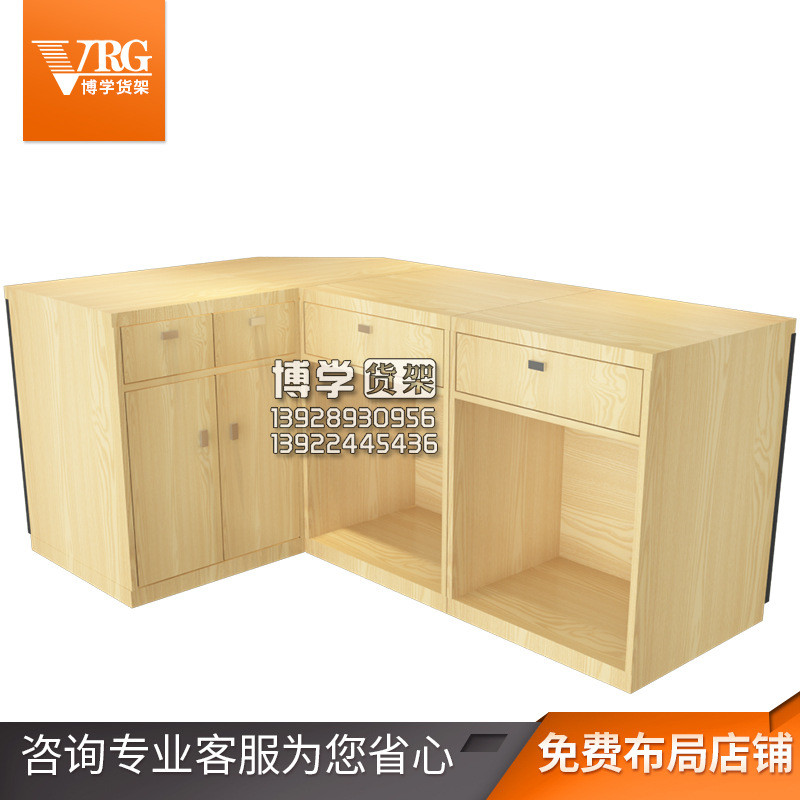 水果店收银台百果园多功能转角吧台新款厂家组合收银柜台子创意