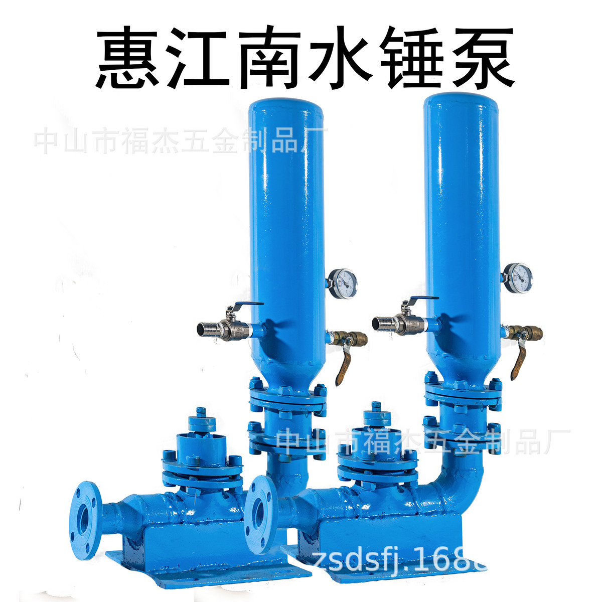 6寸进水口水锤泵不用油不用电的抽水设备
