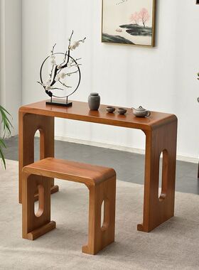 z苎1包邮实木桐木琴桌共鸣古琴桌凳国学书法桌仿古琴桌茶艺桌凳