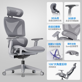 永艺撑腰椅xy人体工学椅电脑椅久坐舒服电竞椅子家用转椅办公座椅