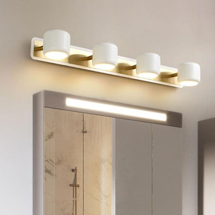 北欧现代简约个性 化梳妆台led壁灯卫生间浴室镜前灯镜柜专用灯具