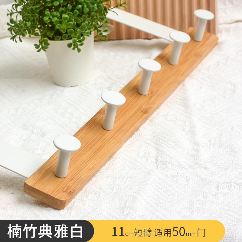 13y卧室门框上免打孔房间门后挂钩衣服挂衣架门式背厚门衣柜
