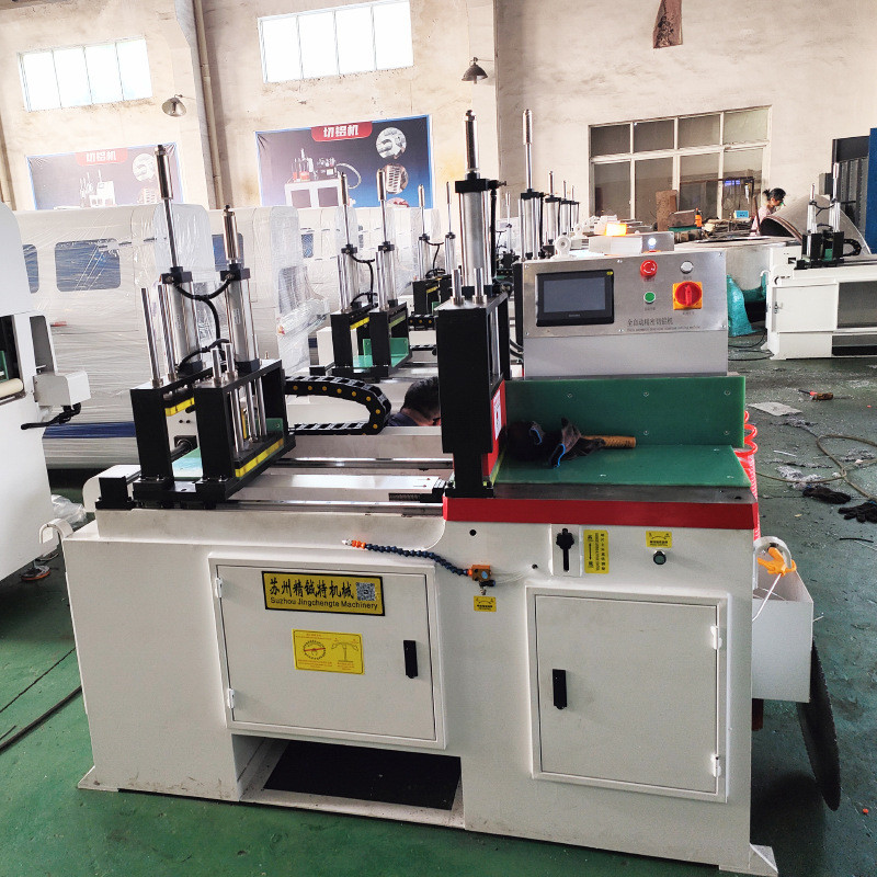 455型全自动铝切机机自动送料无毛刺切铝厂家铝型材圆锯机现货