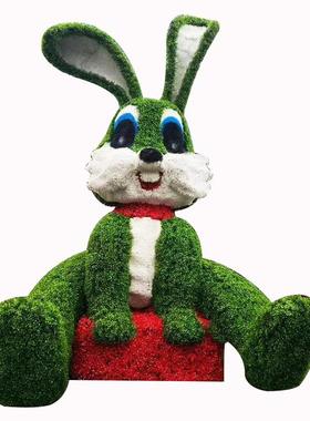 仿真绿雕大型动物绿植园林景观设计植物造型雕塑创意户外造型雕塑