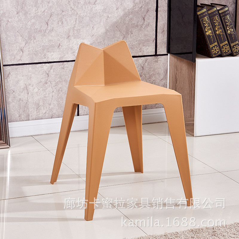 塑料凳子圆凳个性餐厅等位椅酒店叠放可家用餐椅时尚套凳换鞋凳